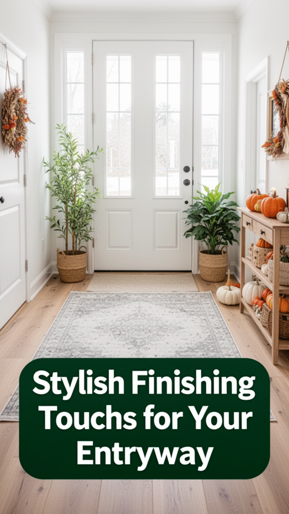 Transform Your Entryway with Stylish Finishing Touches for a Warm Welcome