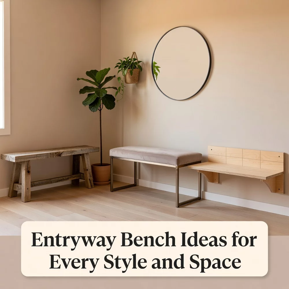 Entryway Bench Ideas for Every Style and Space