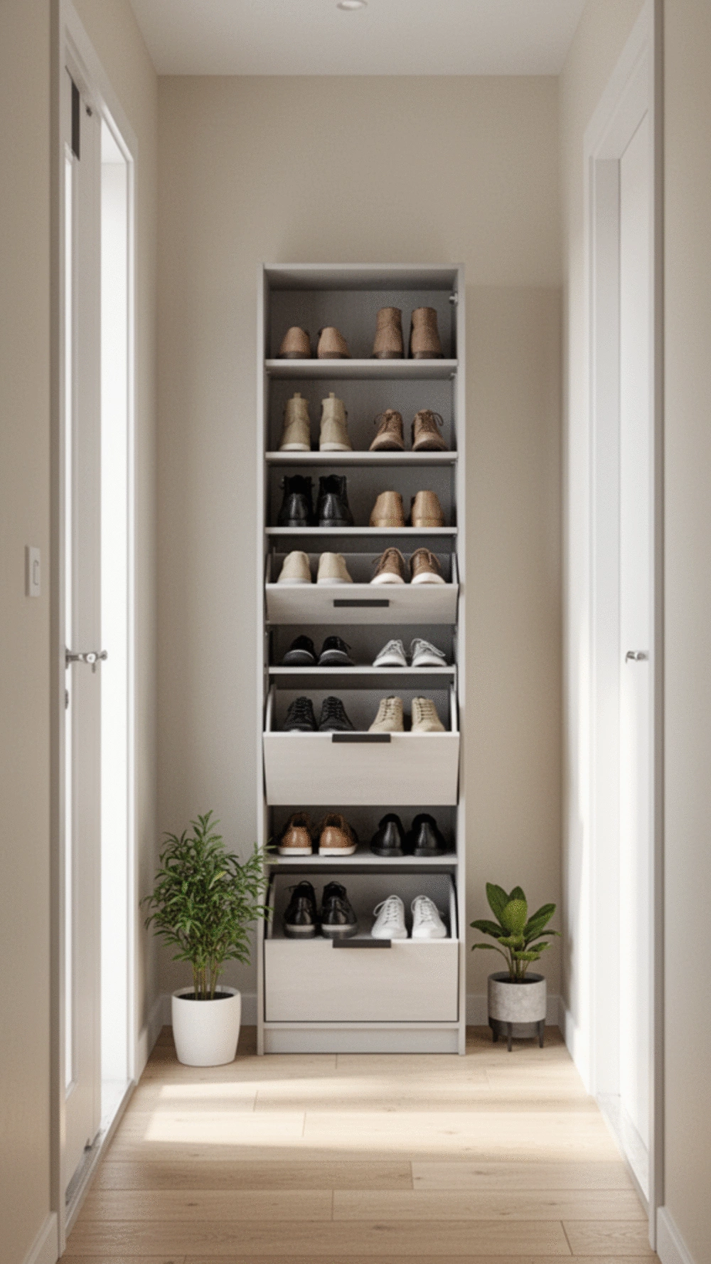 5 Space-Saving Shoe Cabinet Ideas for Small Entryways