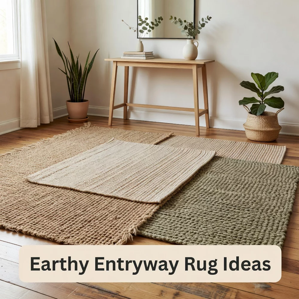 Earthy Entryway Rug Ideas for Natural Style