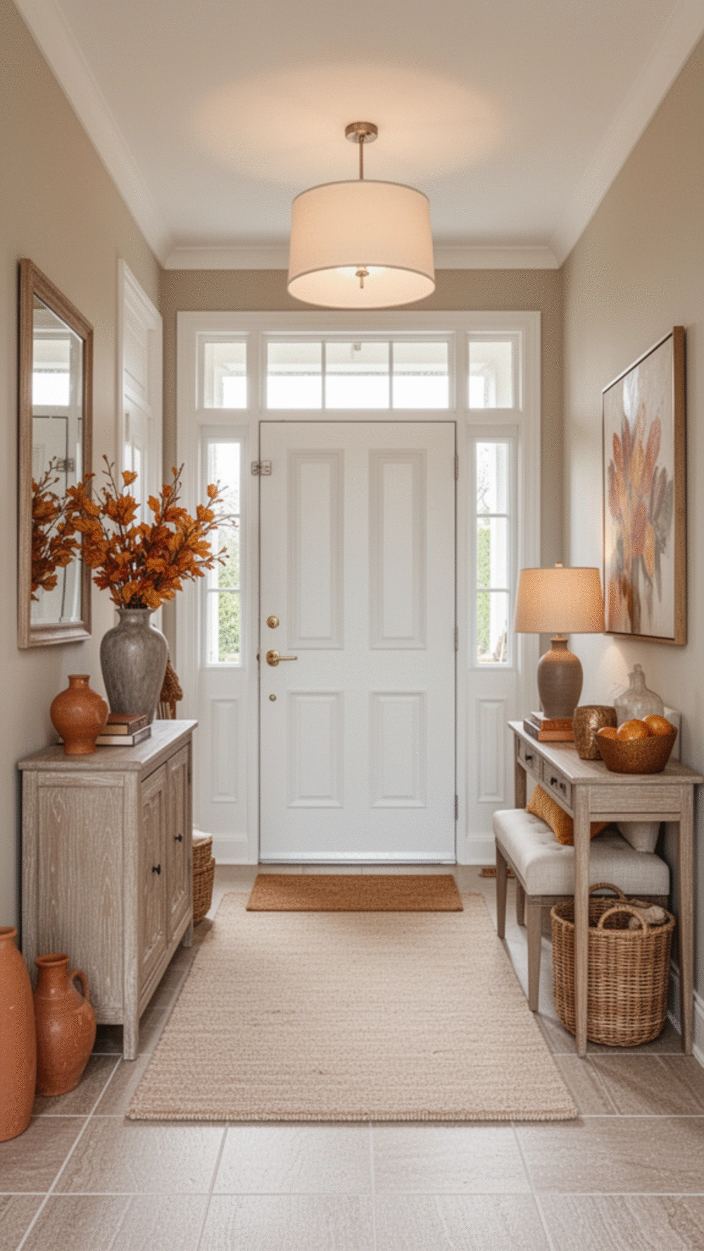 Create a Cozy Entryway with Neutral Color Palettes