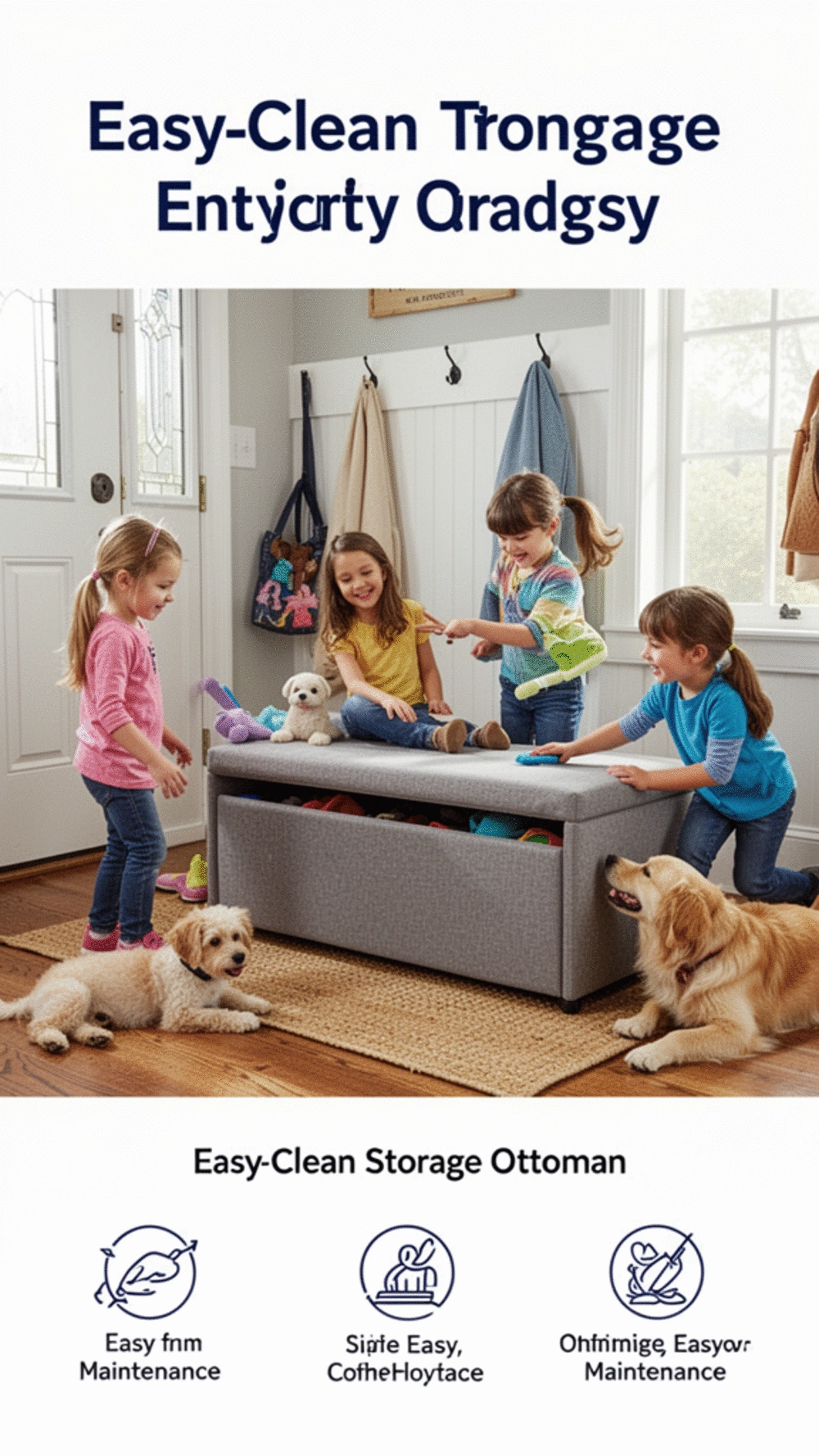 Easy Clean Storage Options for Busy Families: 3 Tips for Stress-Free Maintenance