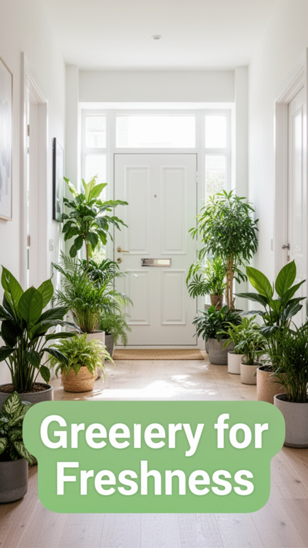 Transform Your Entryway with Beautiful Greenery for a Fresh Look