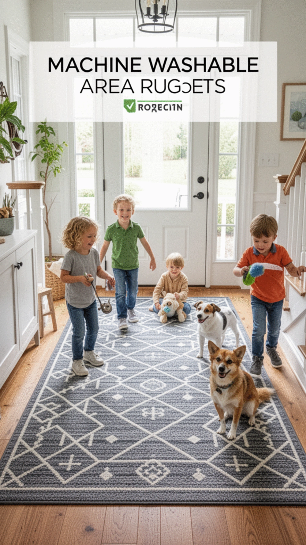 Easy-to-Clean Washable Rugs for Busy Households: Top 3 Picks