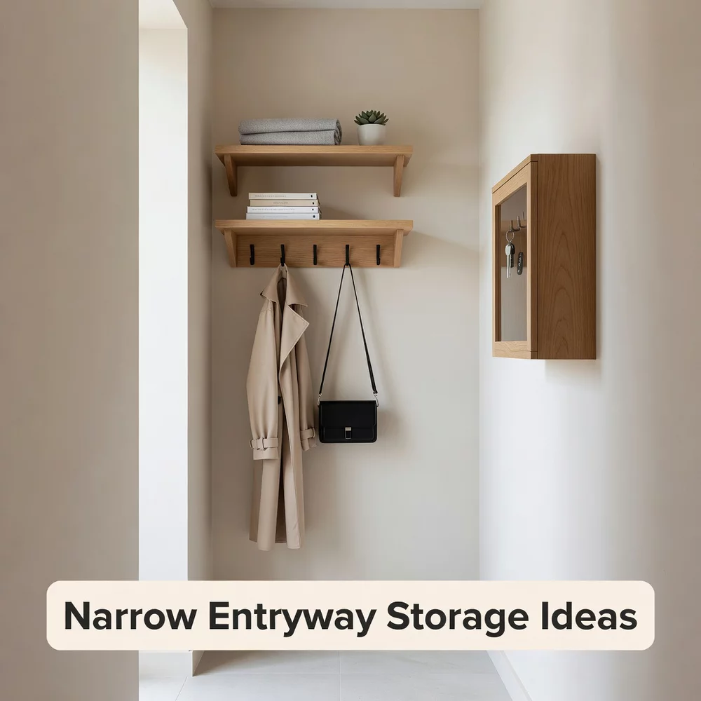 Narrow Entryway Storage Ideas for Small Spaces