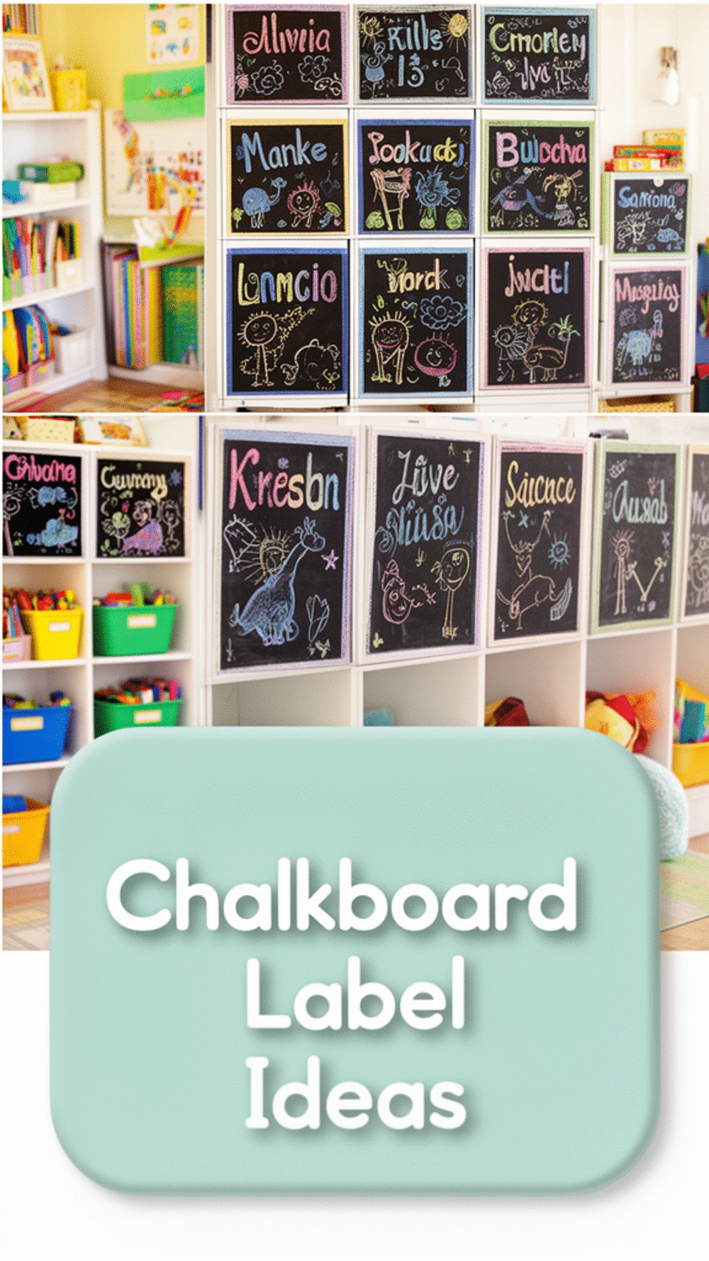 The Entryway Chalkboard Label Trick That Gets Kids to Actually Use Their Cubby