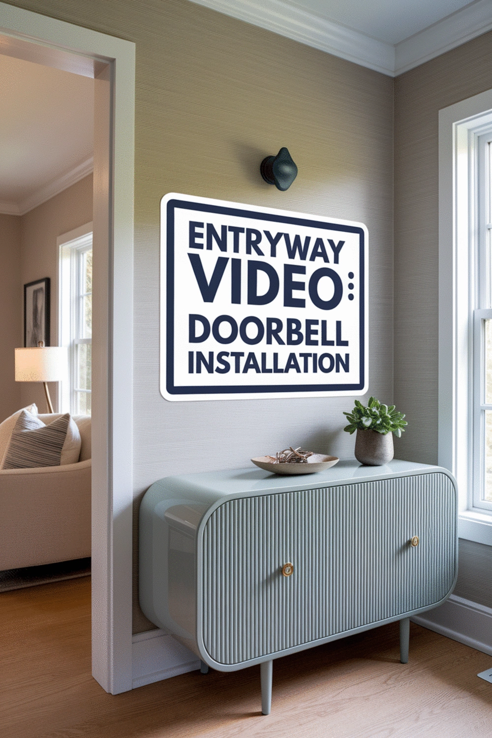 Entryway Video Doorbell Installation for Enhanced Security