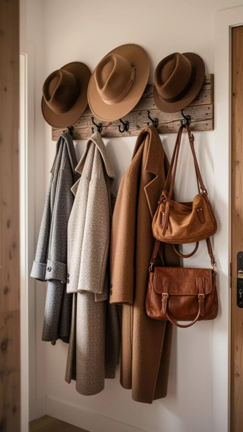 Stylish Decorative Wall Hooks and Racks for Your Entryway