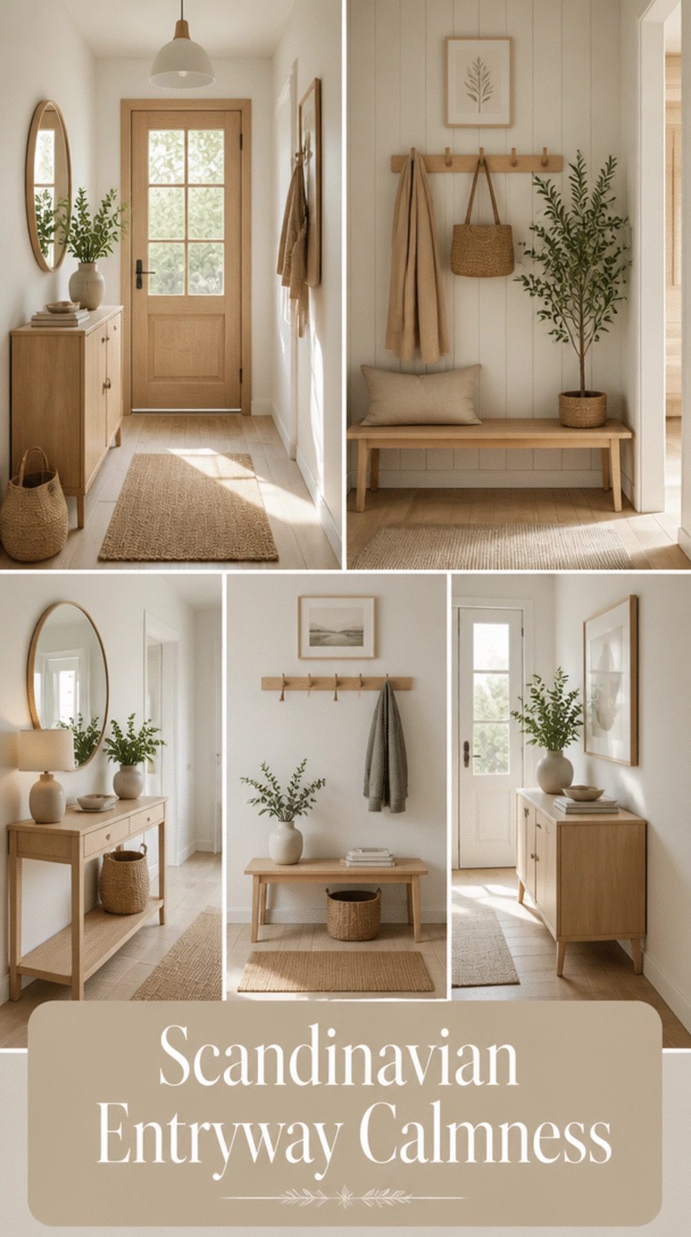 Why Scandinavian Entryway Design Feels So Calm and Easy to Maintain