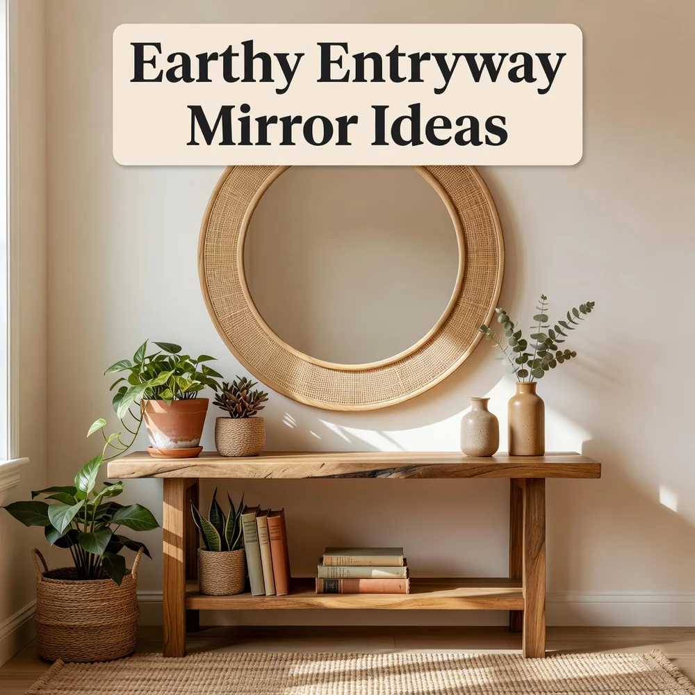 Earthy Entryway Mirror Ideas for Cozy Spaces