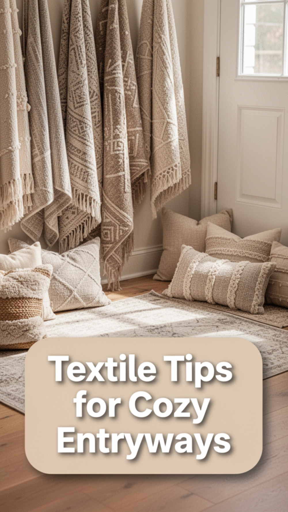 Textile Ideas to Create a Cozy Entryway with Rugs and Throws