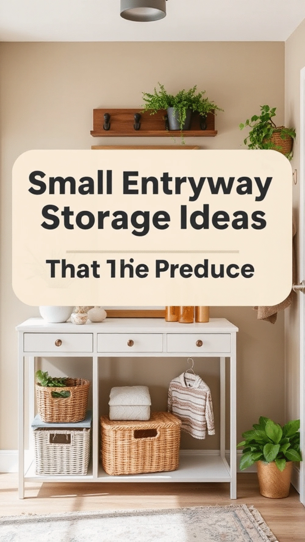 Small Entryway Storage Ideas That Reduce Clutter