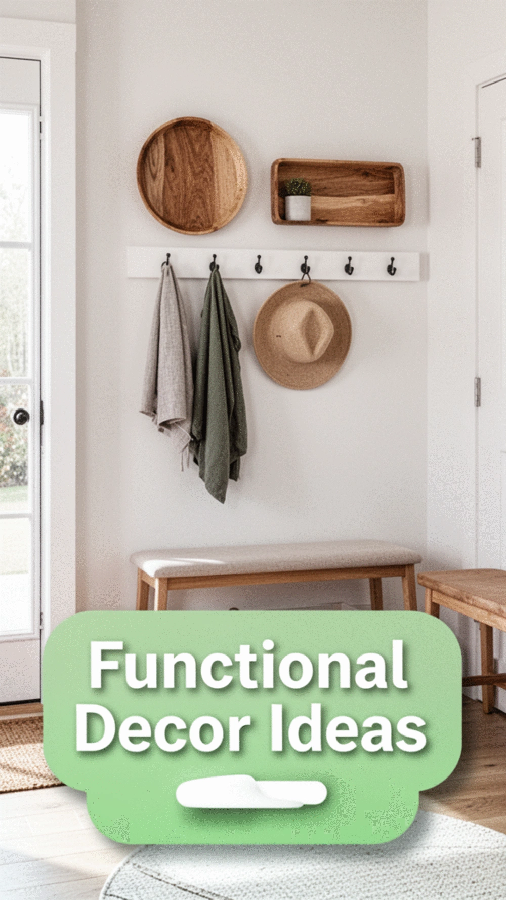 Functional Decor Items to Organize and Style Your Entryway