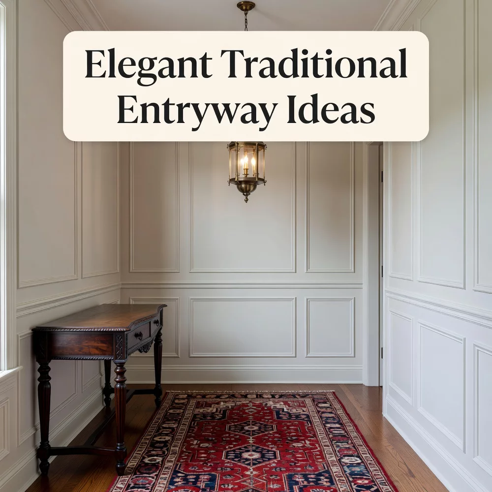 Elegant Traditional Entryway Ideas for Timeless Style