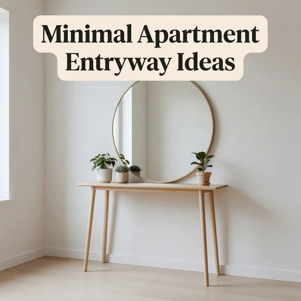 Minimal Apartment Entryway Ideas for Stylish Spaces