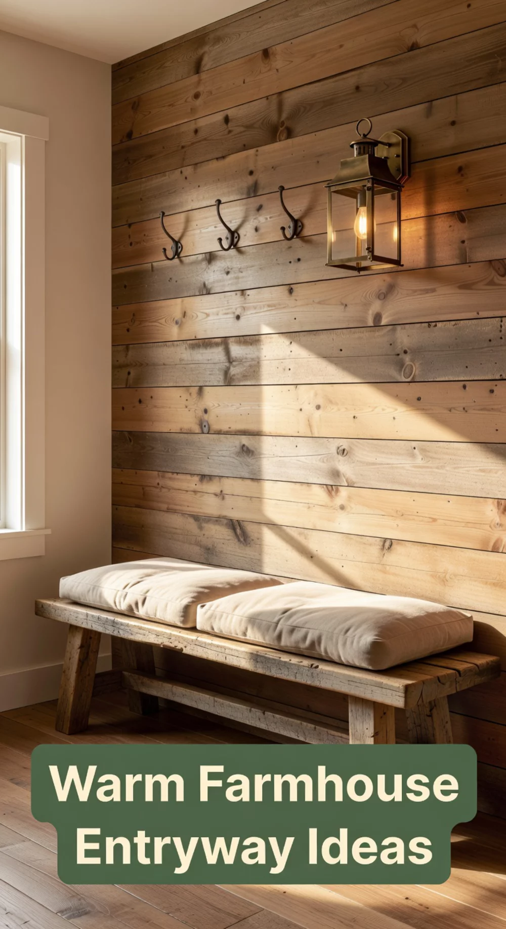 Warm Farmhouse Entryway Ideas for Cozy Charm
