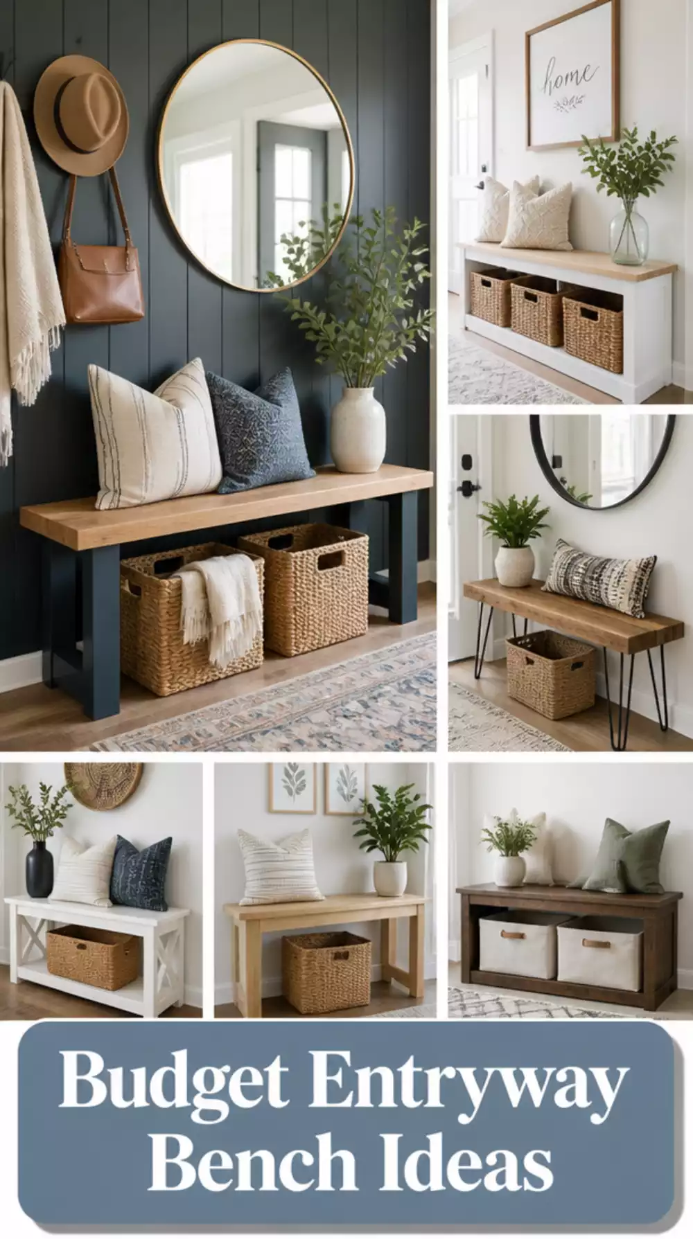 The Fifty-Dollar DIY Entryway Bench Trick That Looks Like a Furniture Store Find