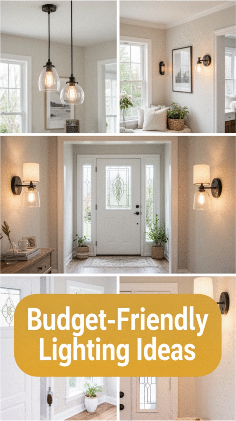 Stylish Budget-Friendly Lighting Ideas to Brighten Your Entryway