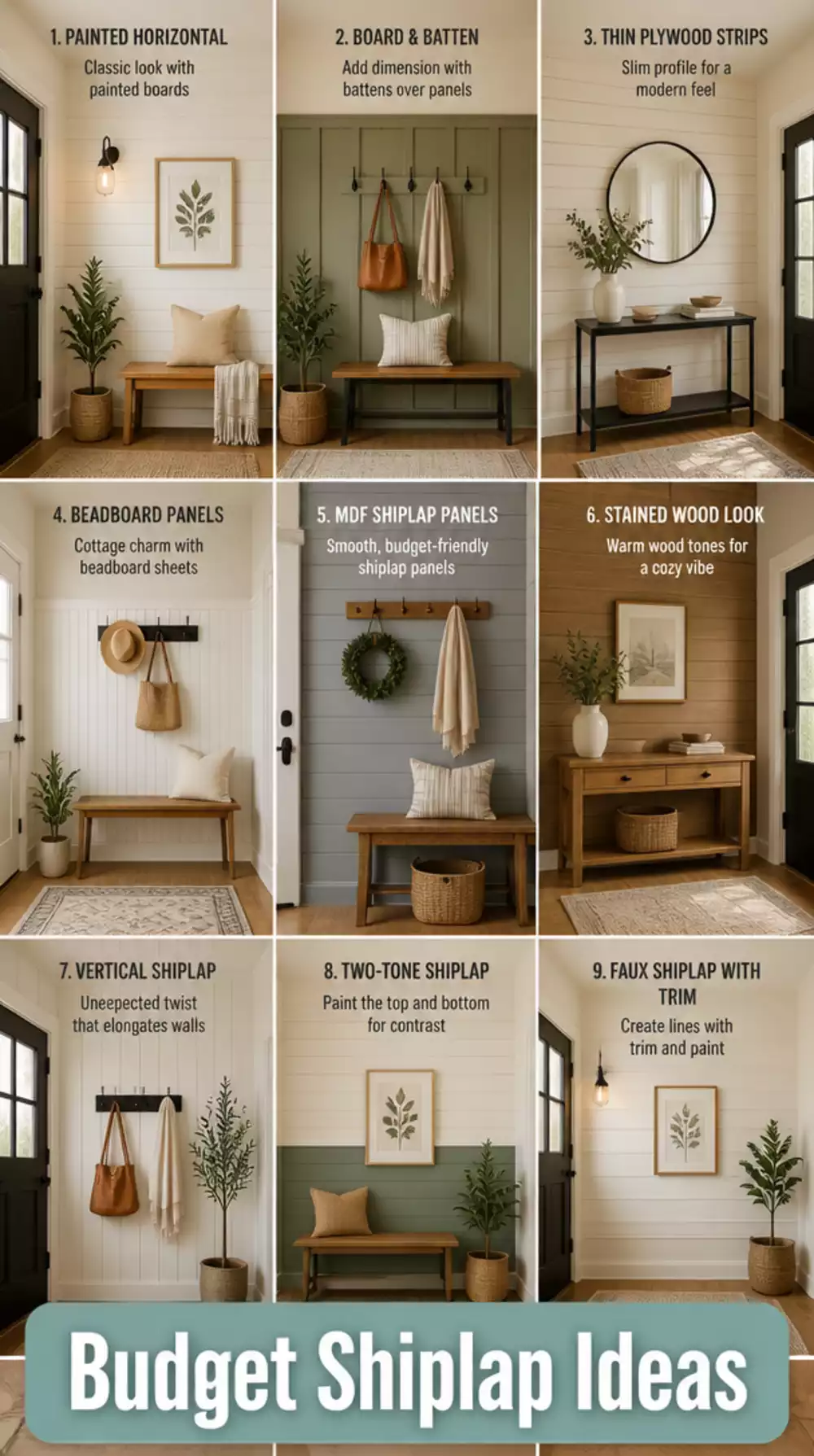 The Cheap Entryway Shiplap Trick That Looks Custom but Costs Almost Nothing