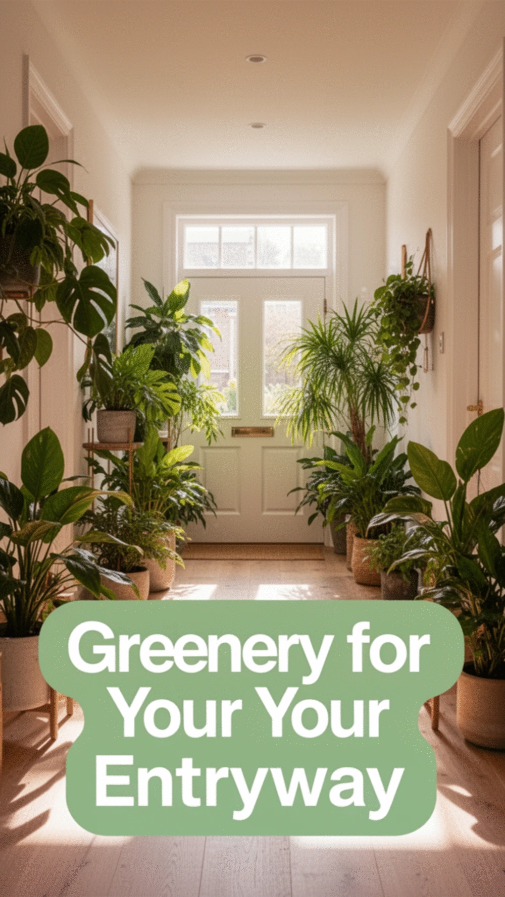 Enhance Your Entryway: Add Greenery for a Natural Touch