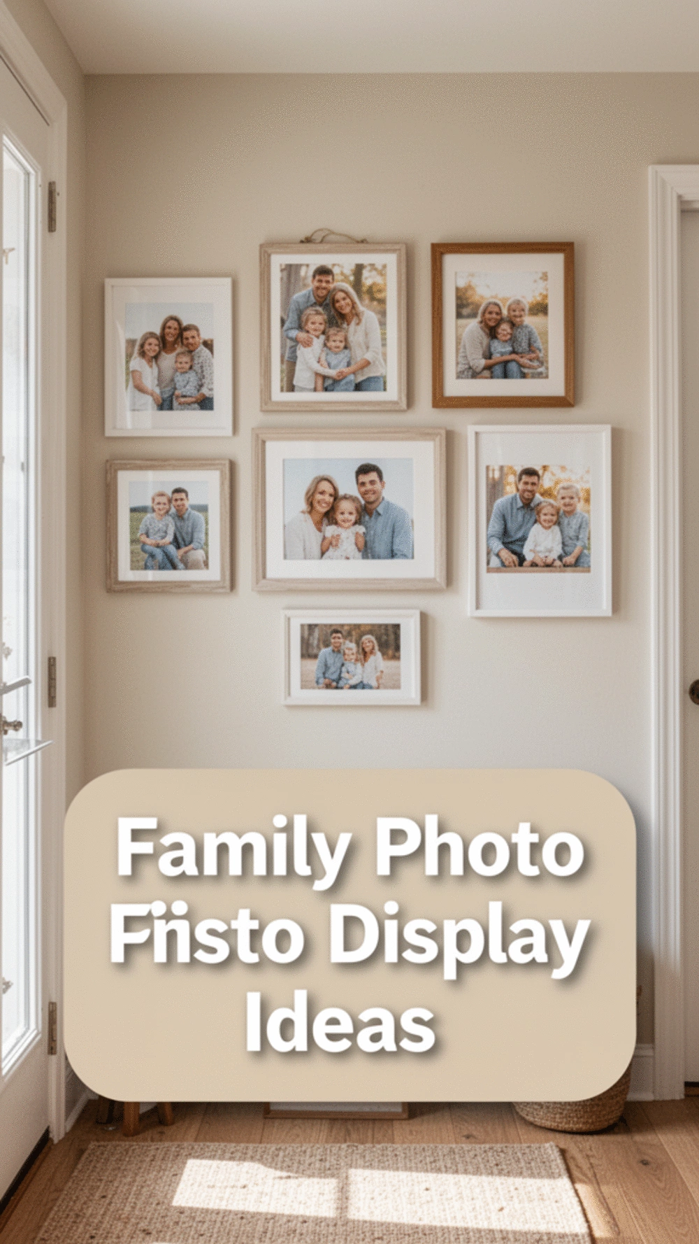 Personalized Entryway Decor: Warm Family Photo Arrangements for Your Home