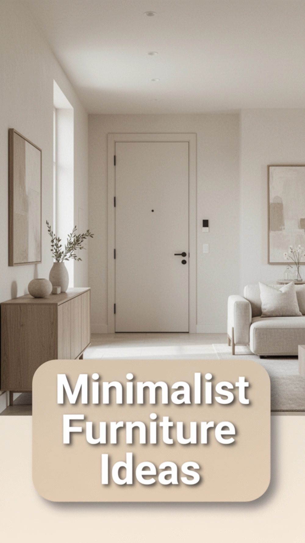 Minimalist Furniture for a Calm Entryway: Essential Ideas