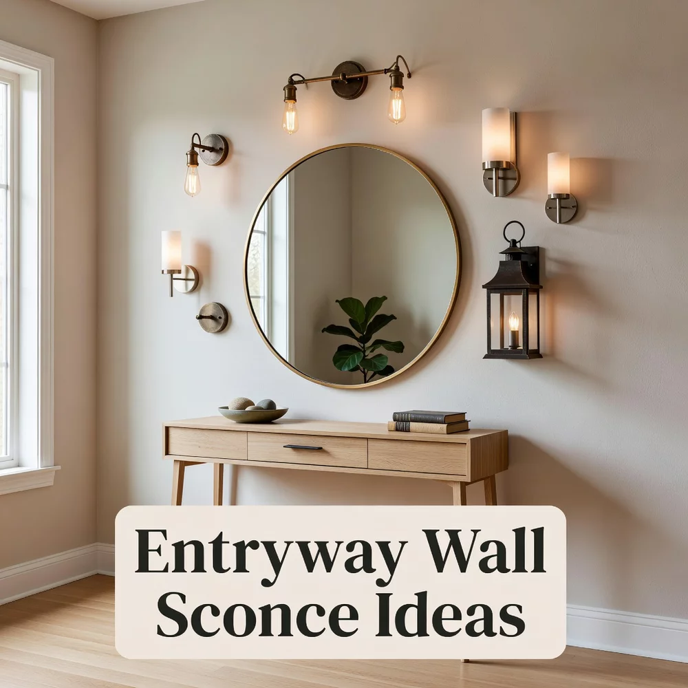 Entryway Wall Sconce Ideas for Stunning Mirrors