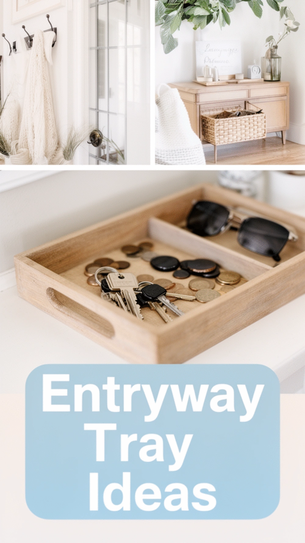 Why a Simple Entryway Tray Is the Easiest Way to Stop Counter Clutter