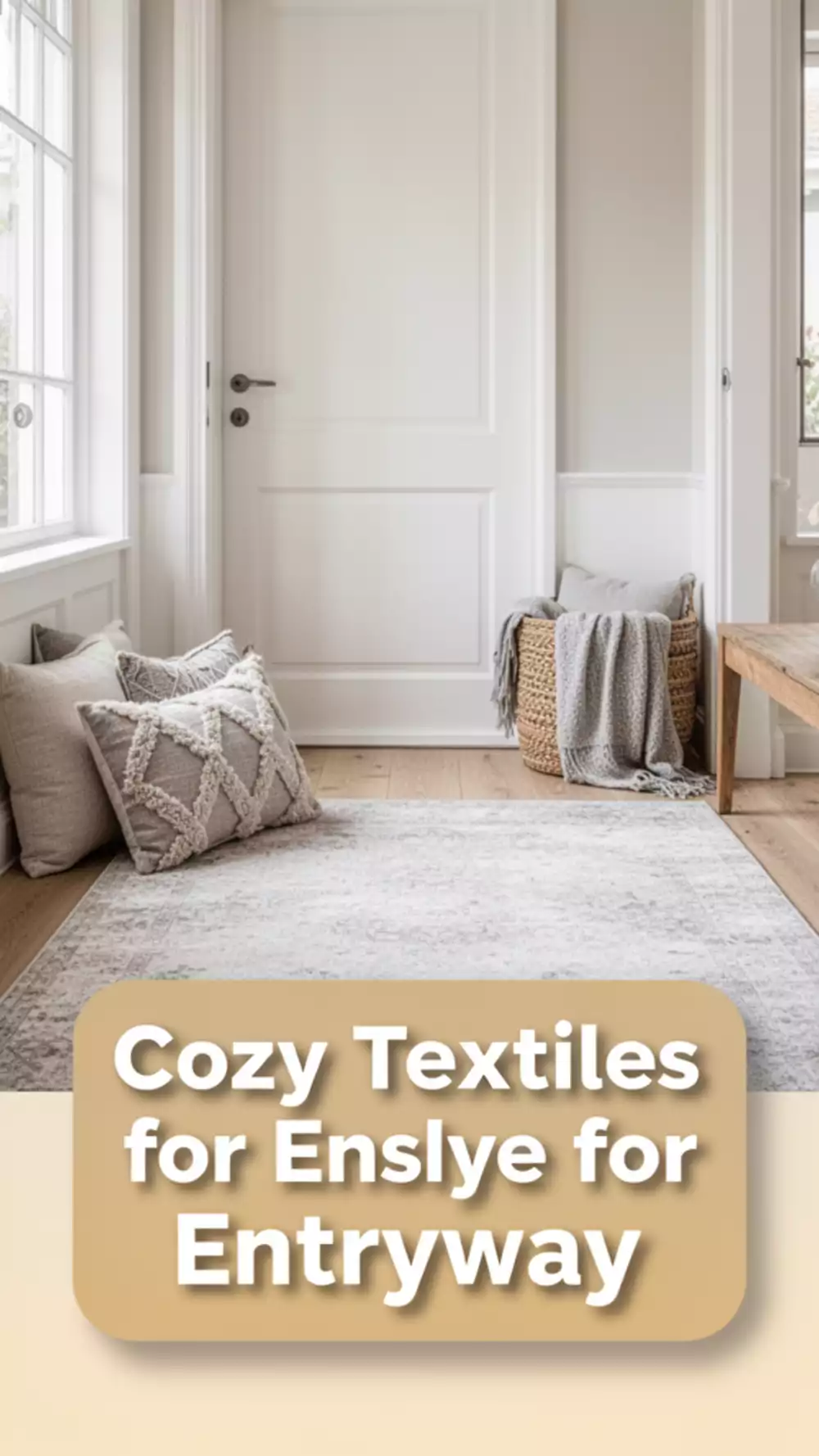 Cozy Entryway Ideas: Warm Textiles for a Welcoming Space