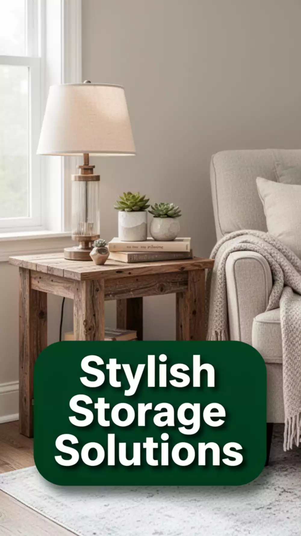 Stylish Side Tables with Storage for Entryway Organization