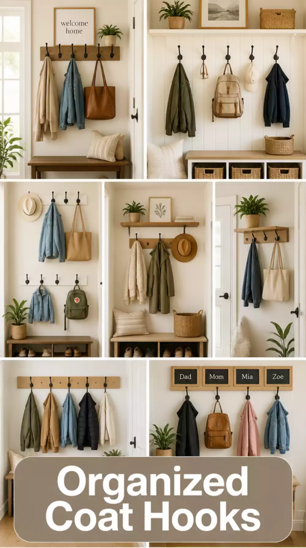 The Entryway Hook Placement Trick That Keeps Coats From Looking Messy