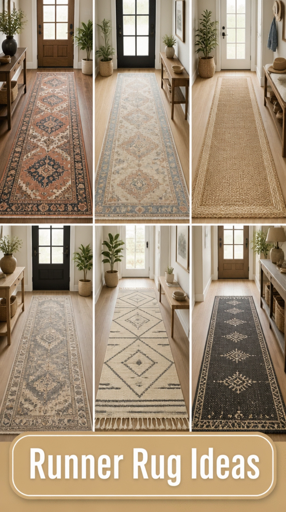 Entryway New Runner Rug That Pulls Together a Mismatched Hallway Instantly