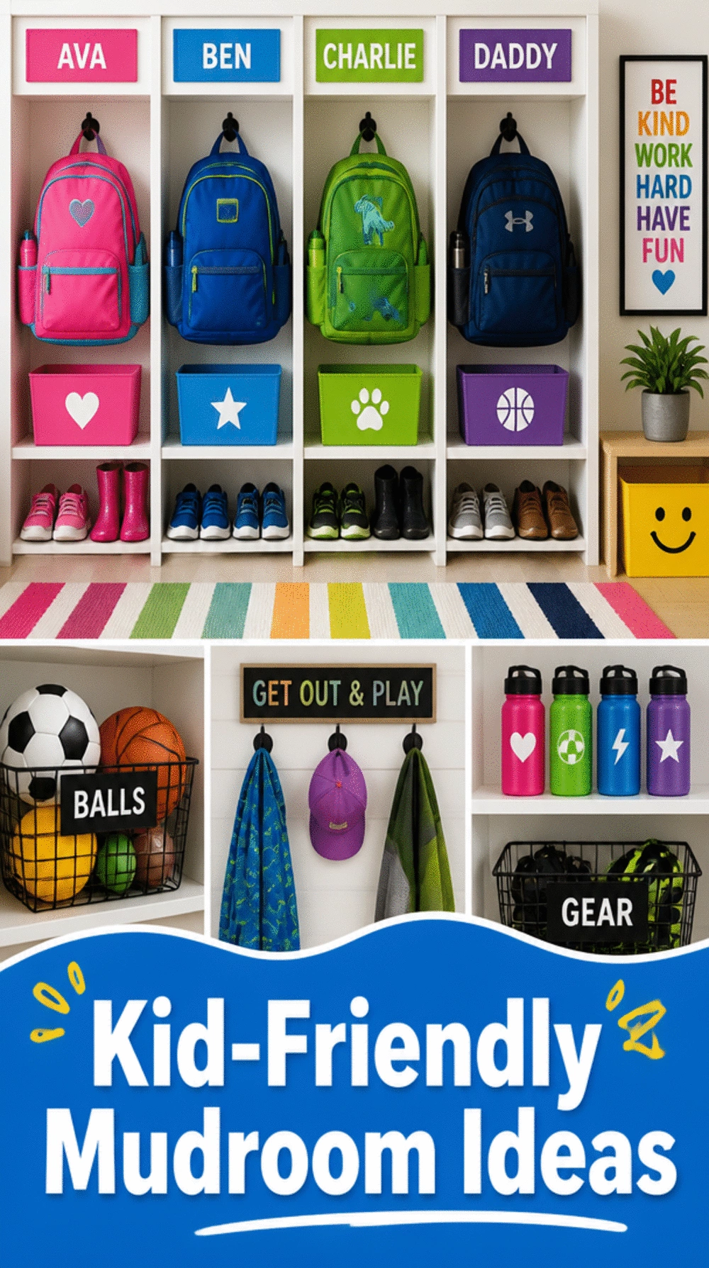 The Mudroom Bench Cubby Setup That Gives Every Kid Their Own Section