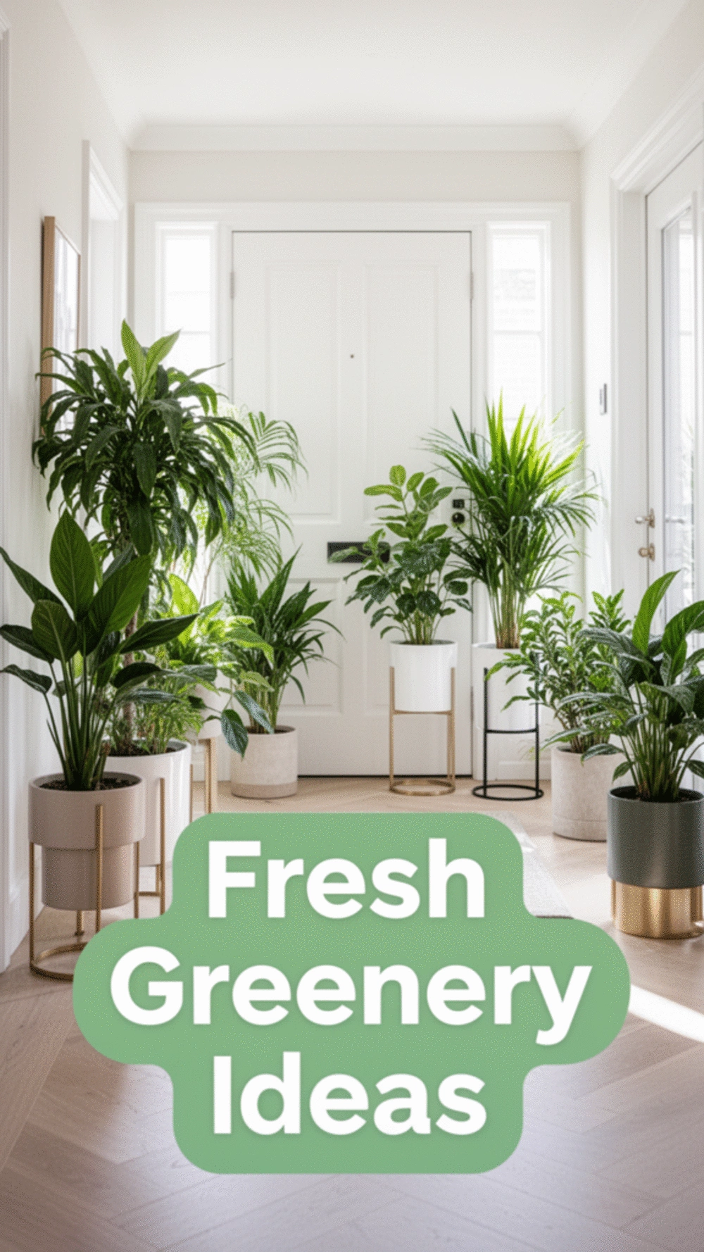 Transform your entryway with vibrant plants for a fresh vibe