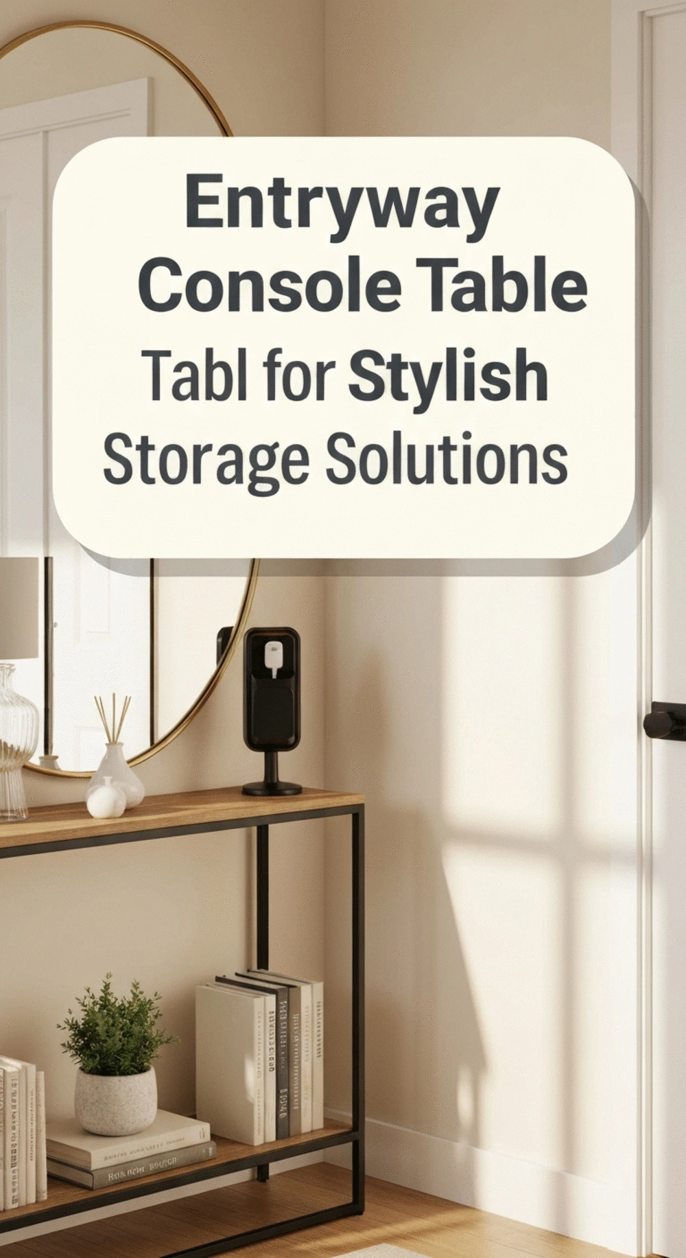 entryway console table