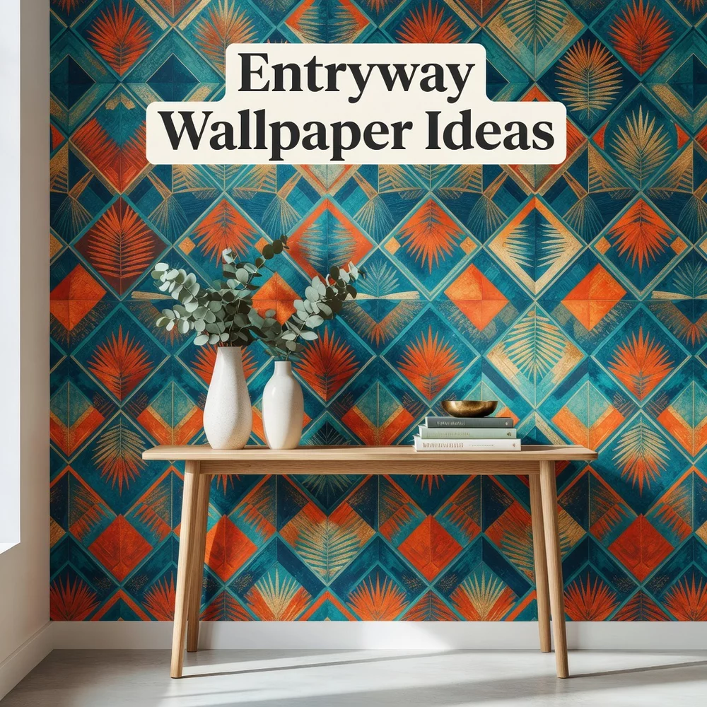 Entryway Wallpaper for a Bold First Impression