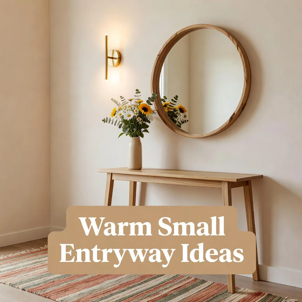Warm Small Entryway Ideas for a Cozy Welcome