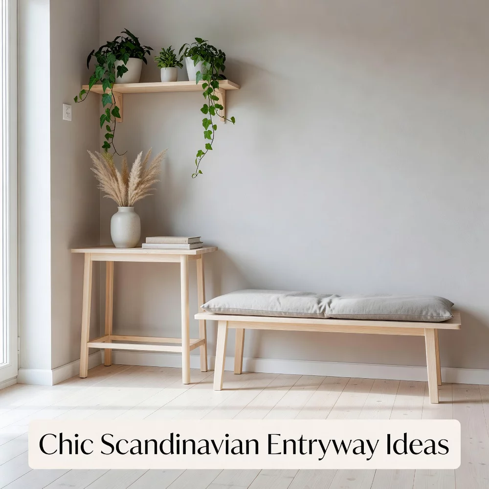 Chic Scandinavian Entryway Ideas for Calm Spaces