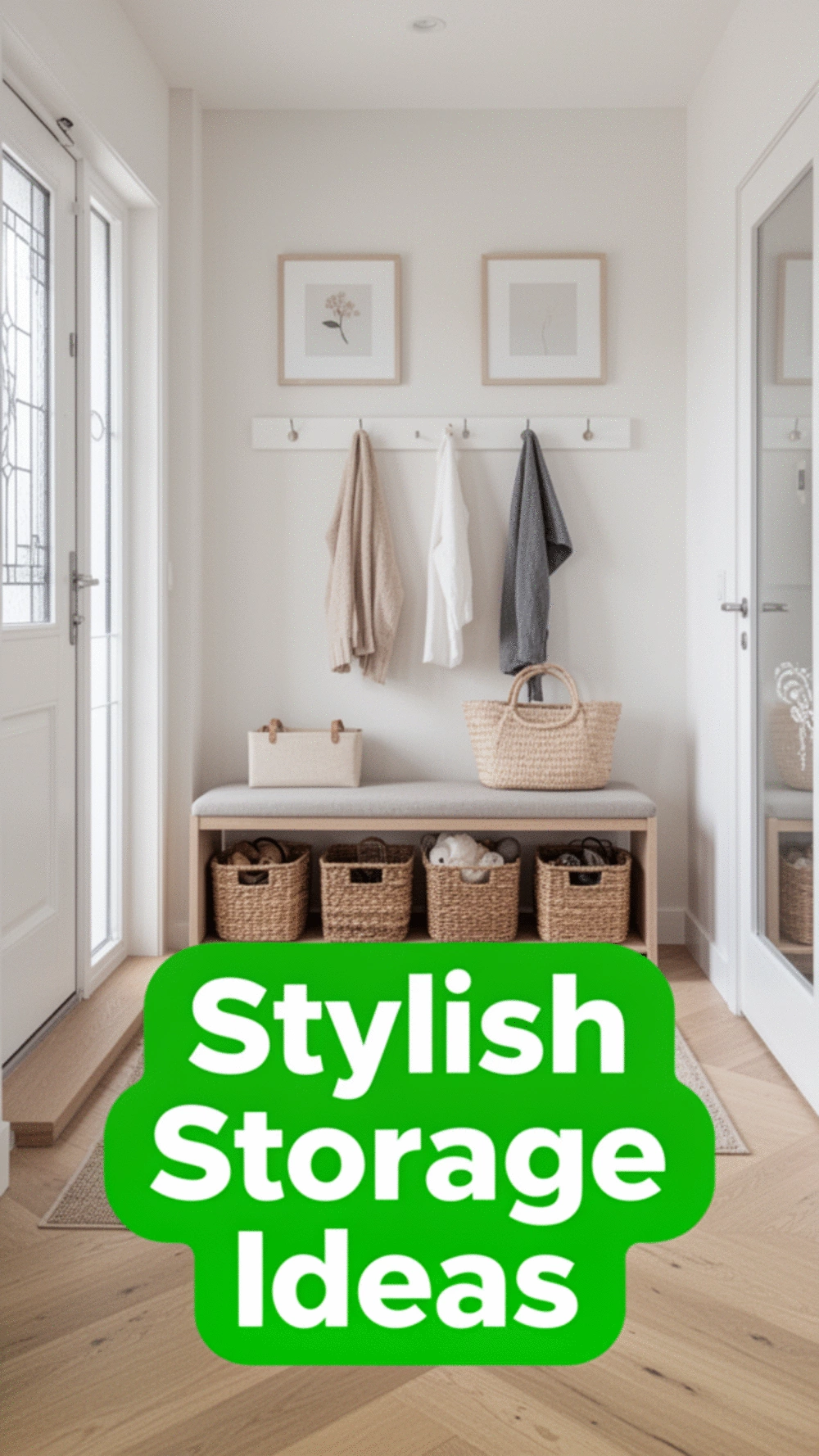 Stylish Storage Solutions for a Functional Entryway