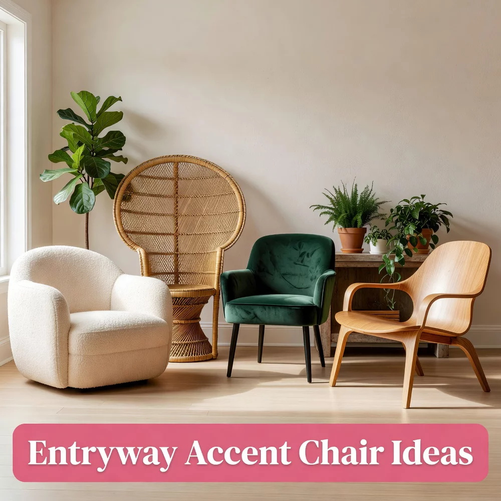Entryway Accent Chair Ideas for Stylish Hallways