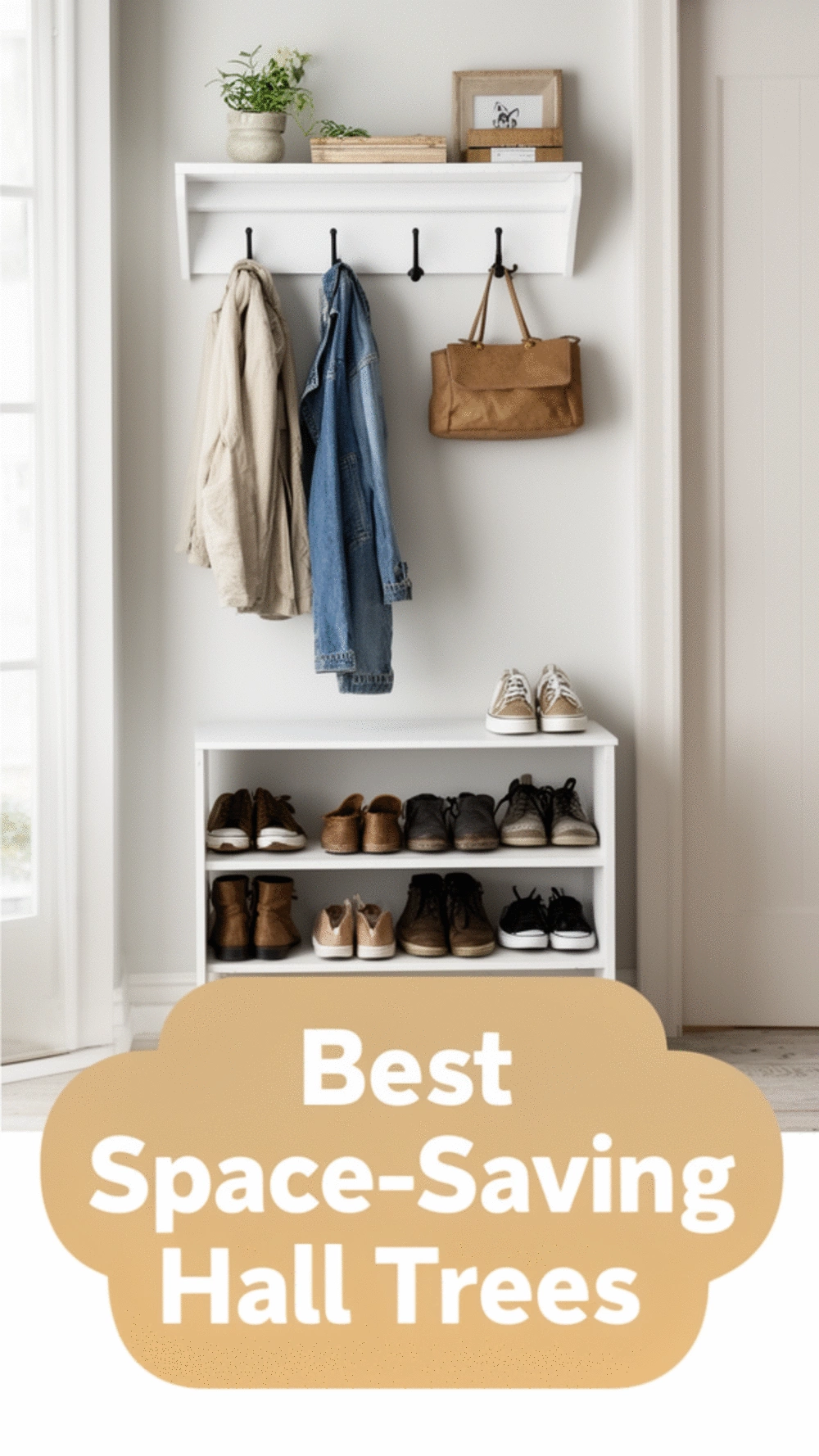 The Hall Tree Setup That Replaces a Full Mudroom in a Small Apartment