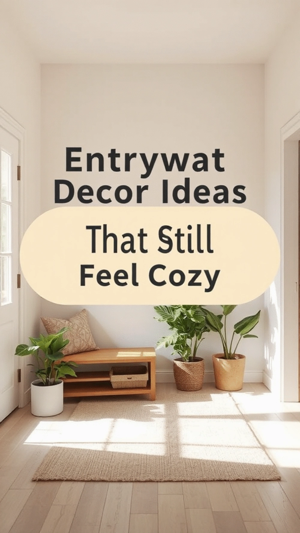 Minimalist Entryway Decor Ideas That Still Feel Cozy