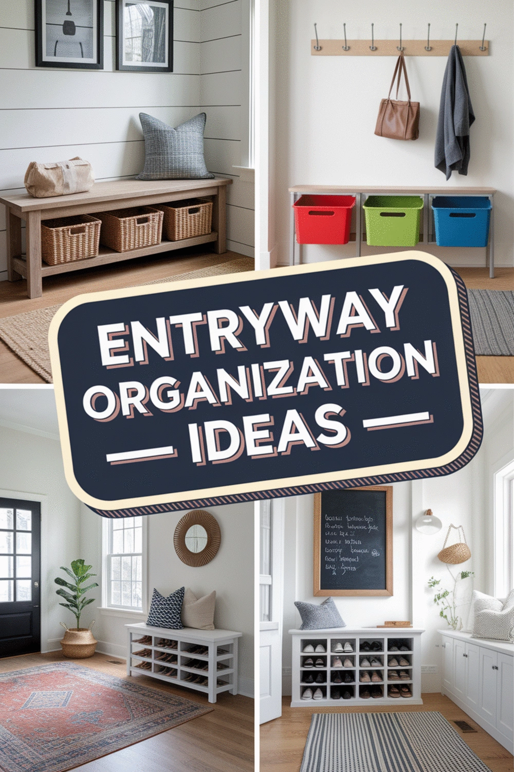 Entryway Organization Ideas for Families with Kids