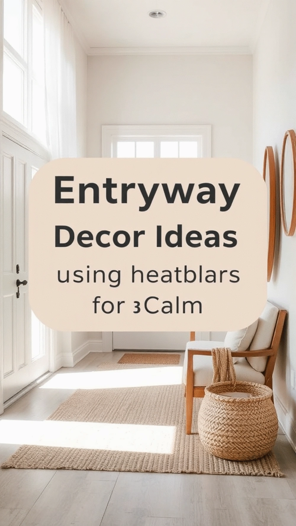 Entryway Decor Ideas Using Neutral Colors