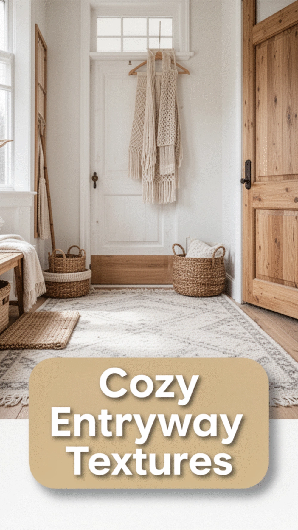 Transform Your Entryway with Cozy Textures for a Welcoming Feel