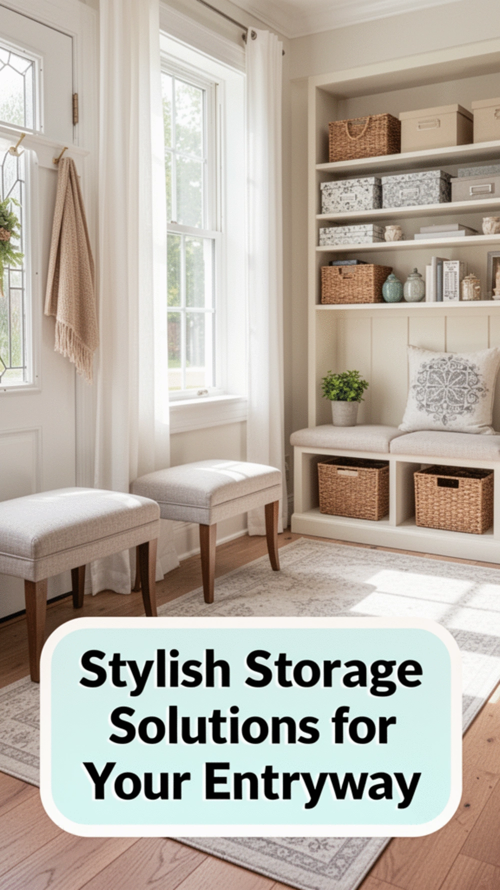 Stylish Storage Solutions to Organize Your Entryway Effectively
