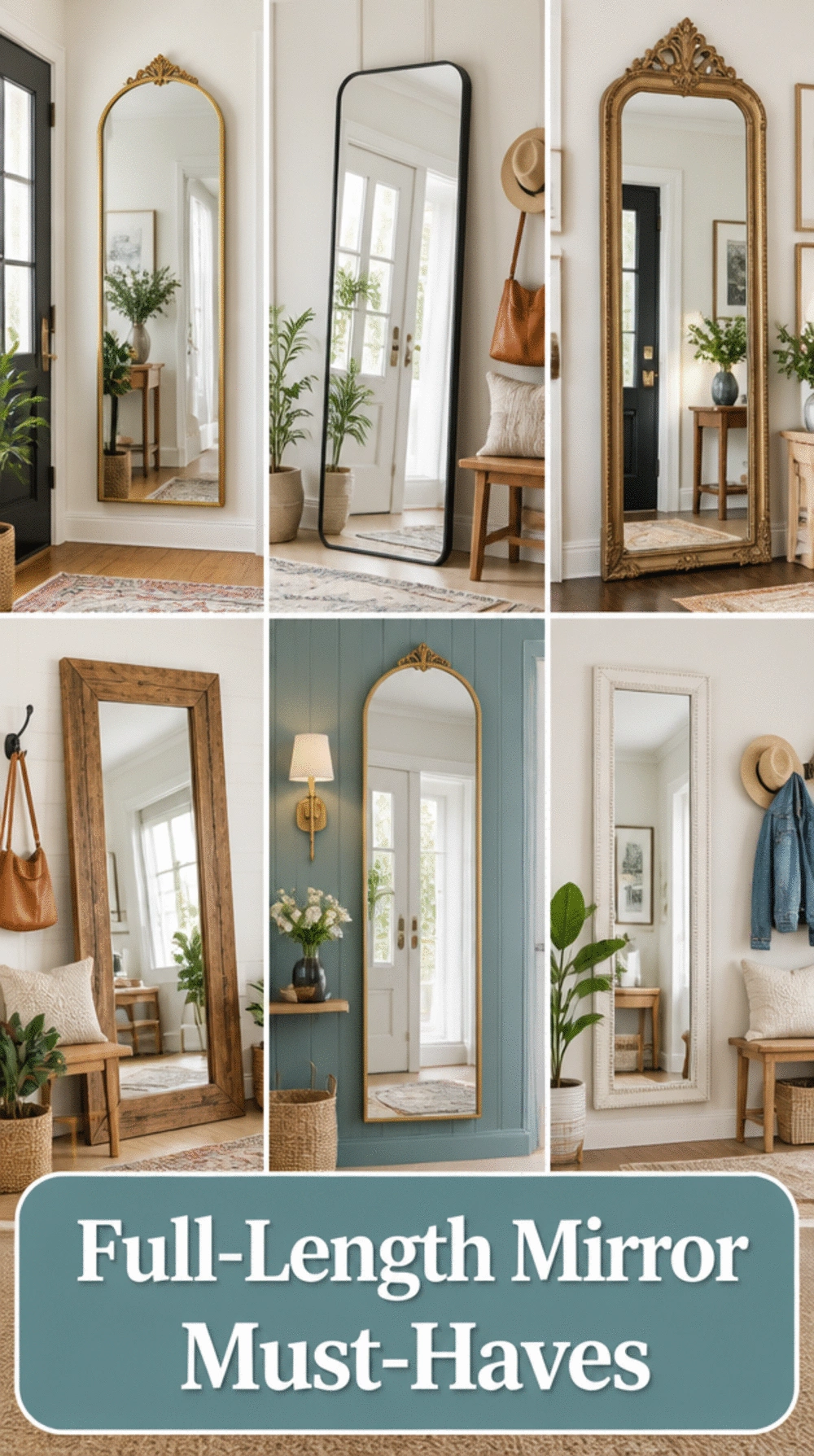 Why a Full-Length Entryway Mirror Is the One Piece Every Hallway Actually Needs