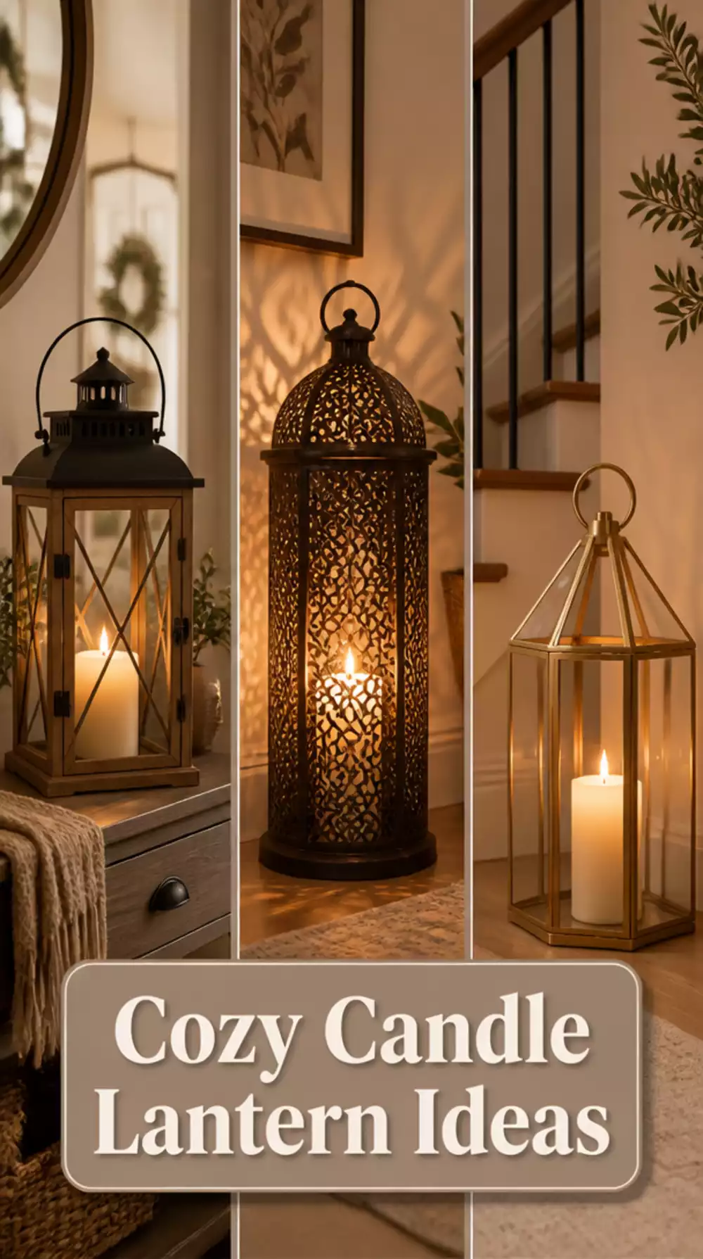 The Simple Entryway Candle Lantern That Makes Coming Home Feel Cosy
