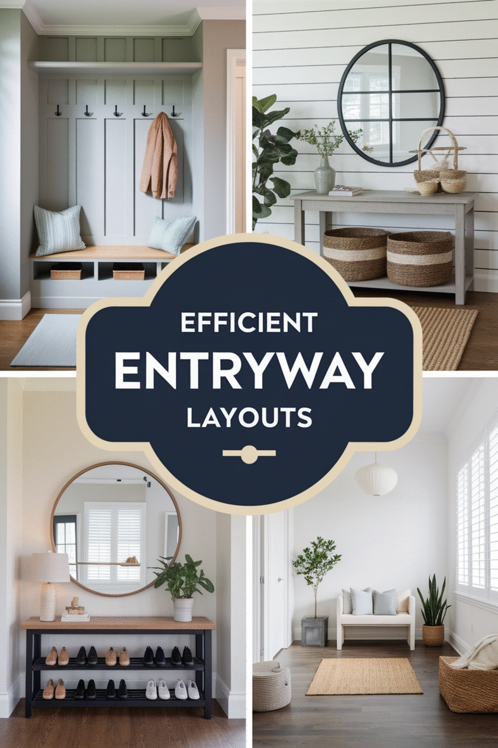 Efficient Entryway Layouts for Busy Homes