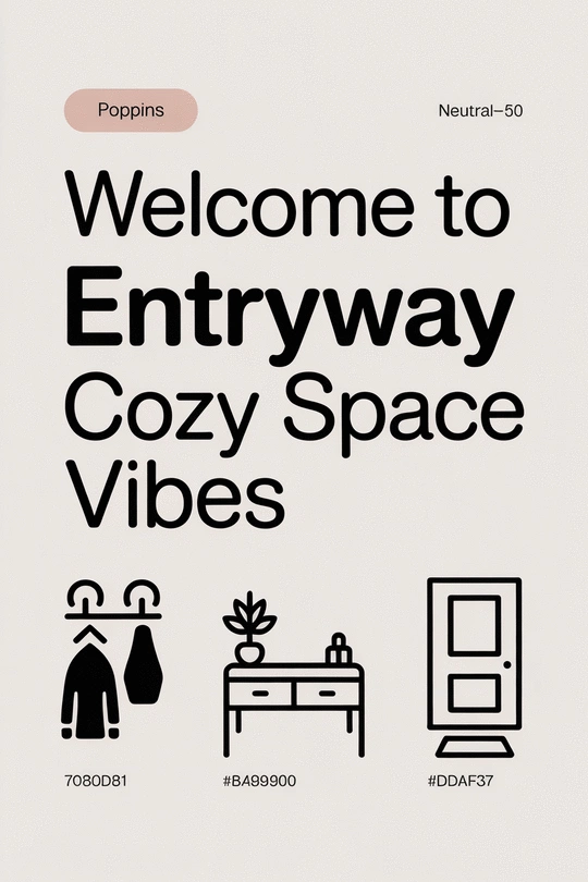 Entryway Cozy Space Vibes